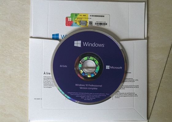 China French Version Official Windows 10 Pro OEM Sticker  64BIT for PC Brand New supplier